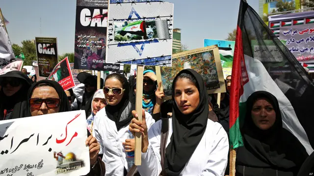 Protesta en Teherán, Irán