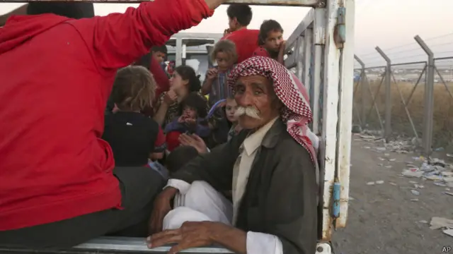 Refugiados iraquianos (AP)