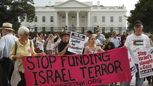 Protesta en Washington, EE.UU.