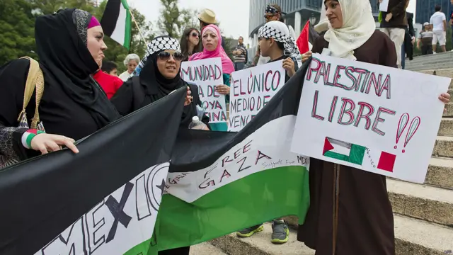Protesta en Ciudad de México