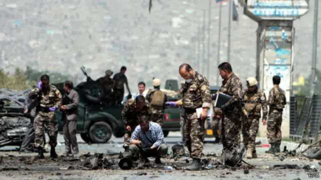 التفجير استهدف القوات الدولية