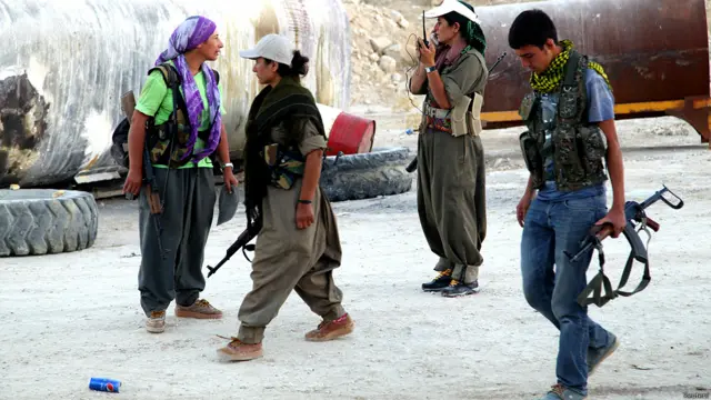 कुर्द लड़ाके