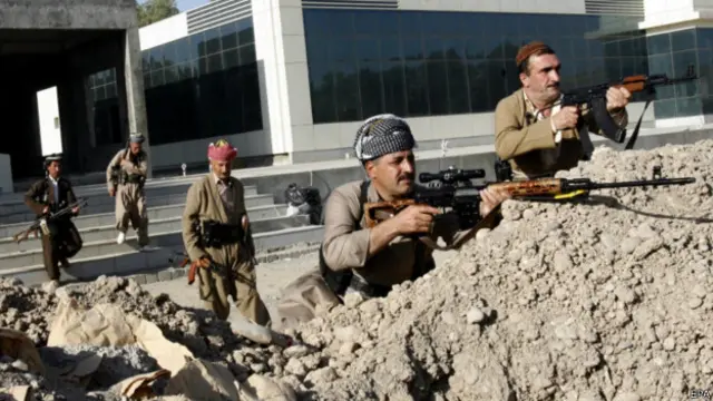 Бойцы курдской самообороны