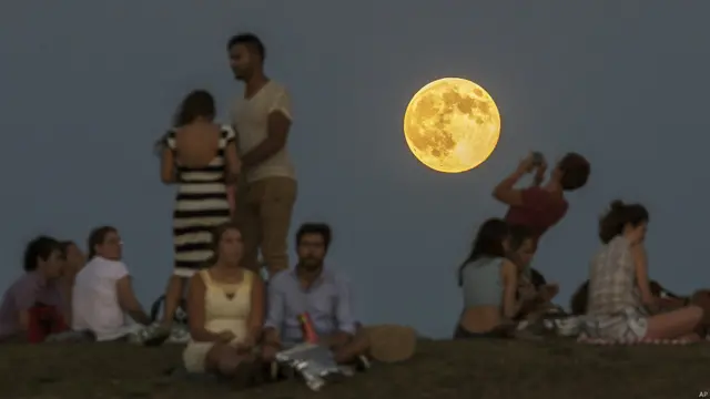 La superluna en Madrid