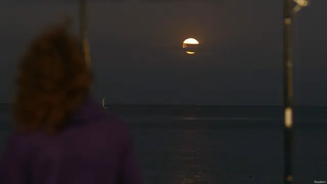 La superluna en el Río de la Plata