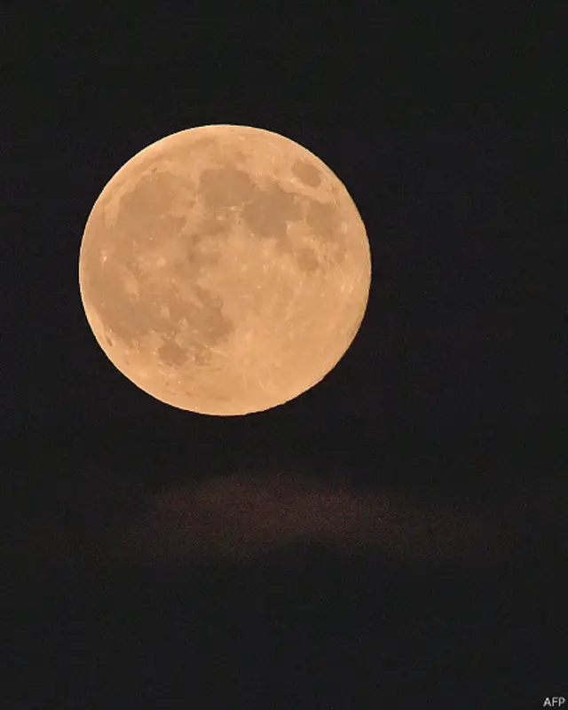 La superluna en Arlington