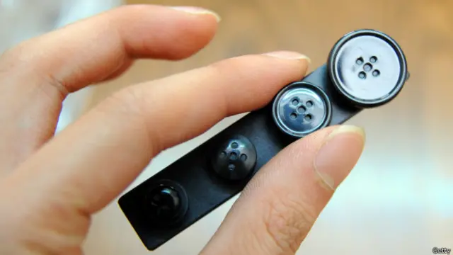 Cámara botón de Corea del Sur.