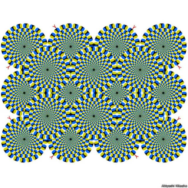 Los efectos dependen de anomalías en la visión periférica que afectan la percepción de la luz y el color. Por esta razón, no todas las personas consiguen ver los mismos efectos.