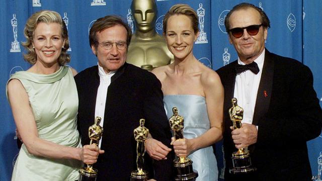 Kim Basinger, Robin Williams, Helen Hunt y Jack Nicholson