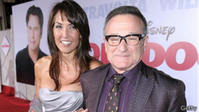 Robin Williams y su mujer