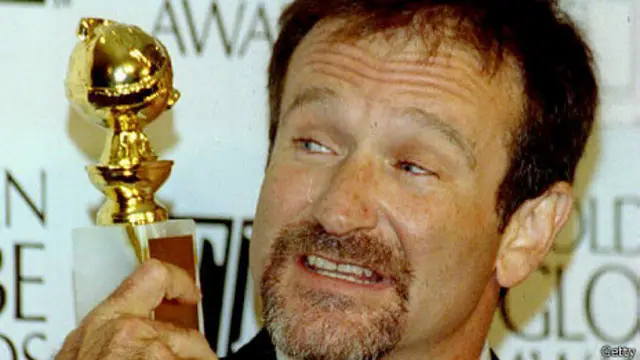 Robin Williams con el Globo de Oro