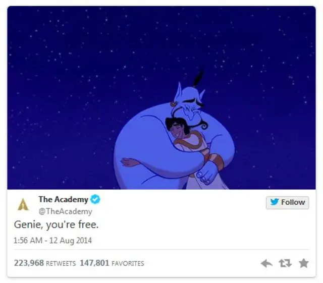 Твит Киноакадемии