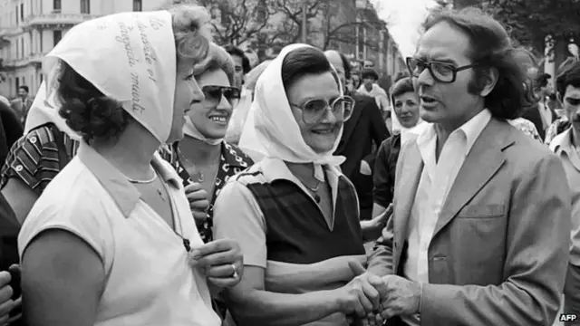 Estela de Carlotto durante sus años de activismo contra la dictadura