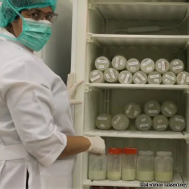 Banco de leche de Brasil.