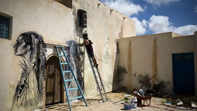 بلجیمي هنرمند دغه انځور کښلی دی.