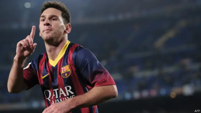 Lionel Messi regresó con dos goles en el debut del FC barcelona en la temporada 2014-2015 de la Liga de España.