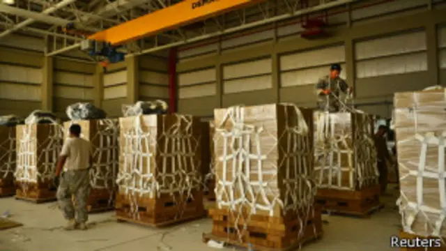 Американская гуманитарная помощь для беженцев на севере Ирака