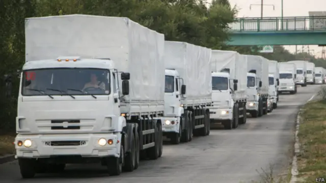 Karvanın Ukrayna ərazisinə hansı məntəqədən daxil olacağı barədə ziddiyyətli məlumatlar verilir.