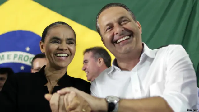 Marina Silva, Eduardo Campos (Reuters)