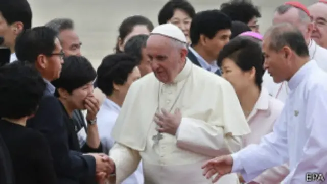 Папа Римский Франциск в Южной Корее