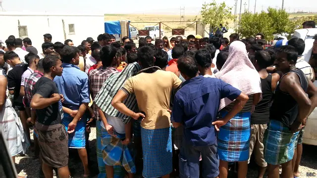 ඉරාකයේ කුර්දිස්තාන් හි සේවය කරන ශ්‍රී ලාංකිකයන් පිරිසක් 