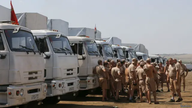 Российская автоколонна