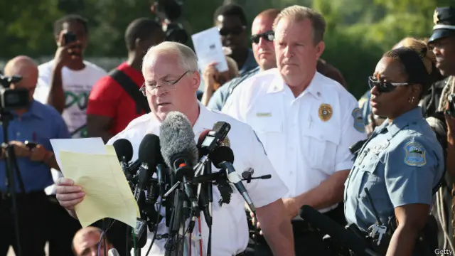 Jefe de policía de Ferguson, Thomas Jackson.