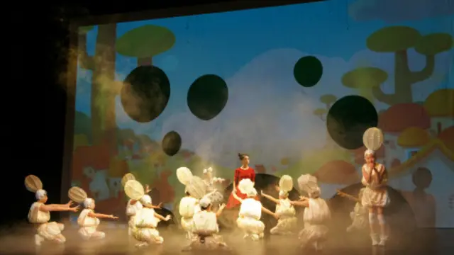 北京景山學校的孩子們在愛丁堡演繹英文版《綠野仙蹤》