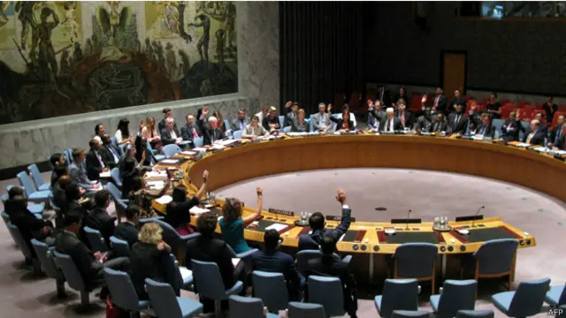 صوت المجلس على القرار بالاجماع