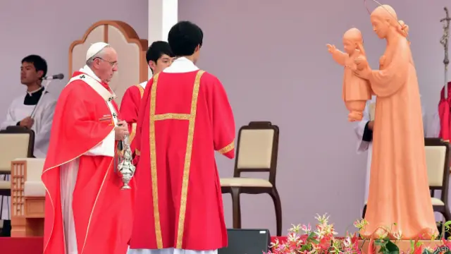 这也是15年来首次有教皇访问亚洲。