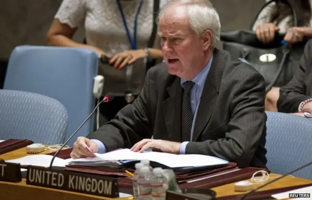 مندوب بريطانيا لدى مجلس الأمن