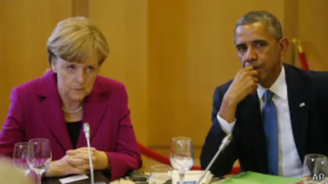 Обама и Меркель