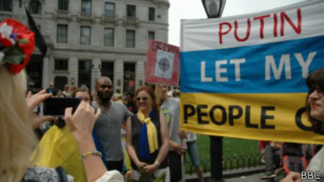 Демонстрация в Нью-Йорке