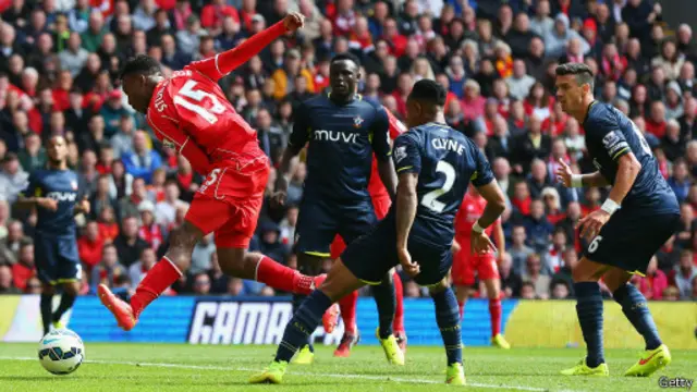 د لېورپول لوبډلې په خپل لومړي میچ کې ساوتیمپتڼ لوبډلې ته ۲-۱ ماته ورکړه.