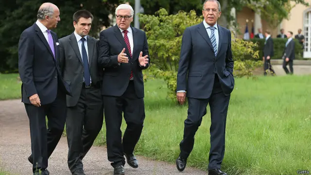 Переговоры министров иностранных дел Франции, Украины, Германии и России в Берлине