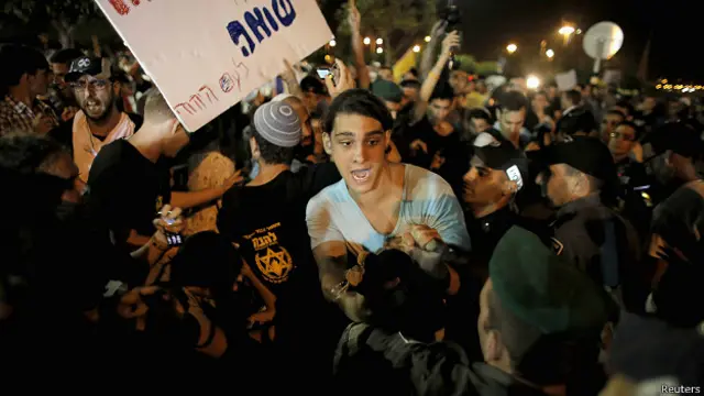 Акция протеста в Ришон-ле-Ционе