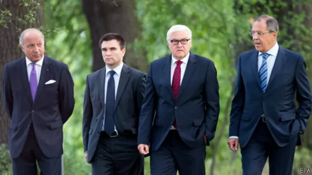 المحادثات تأتي في الوقت الذي كثفت فيه أوكرانيا عملياتها العسكرية ضد الانفصاليين شرقي البلاد