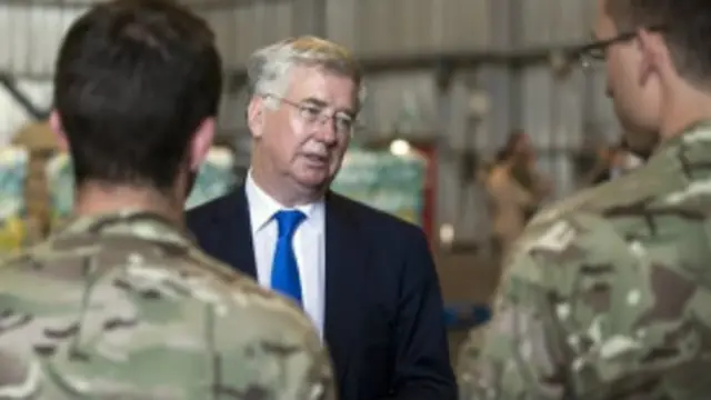 ब्रितानी रक्षा मंत्री माइकल फ़ालन