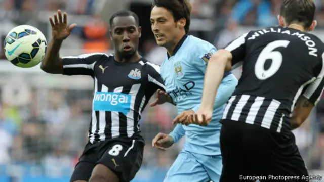 Чемпион страны "Манчестер Сити" играл на выезде с "Ньюкаслом"