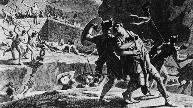 Римский генерал кончает с собой, проиграв битву германцам