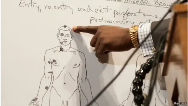 Dua titik tembakan di kepala yang merenggut nyawa Michael Brown 