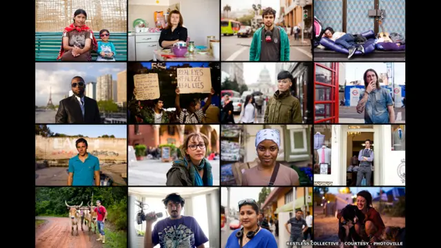 د ځوانانو جغرافیا پروژې عکاسان وايي: "موږ په ۲۰۱۳ کال کې د خپلې پروژې لپاره په انلاین ډول عکسونه تر لاسه کړي. موږ له هغو خلکو چې د ۱۹۸۰ او ۱۹۹۵ کلنو تر منځ زېږېدلي وغوښتل چې خپل عکسونه موږ ته ولېږي". 