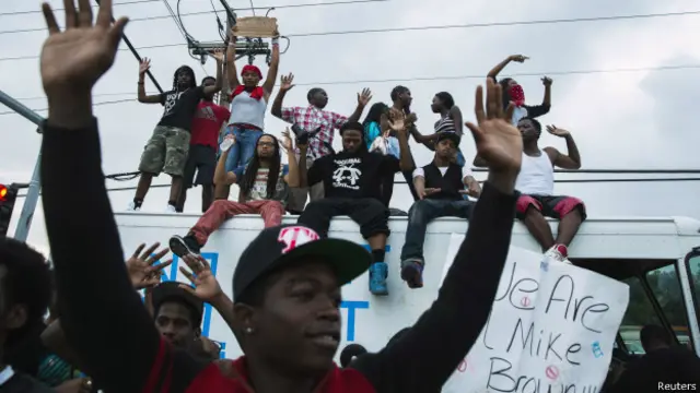 Manifestación en Ferguson