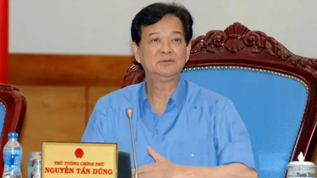 Thủ tướng Nguyễn Tấn Dũng trong cuộc họp ngày 19/8