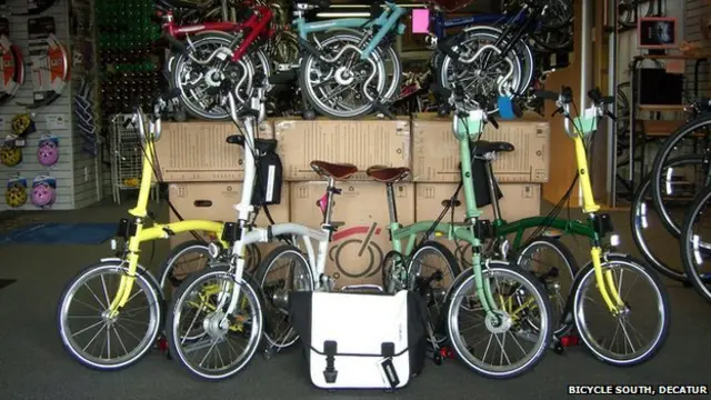 Brompton在美国出售自行车已经有20年历史