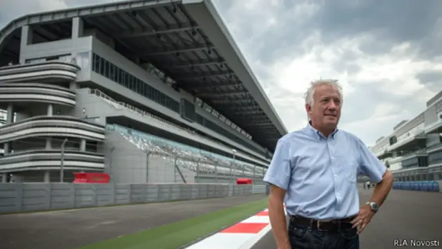 Чарли Уайтинг на трассе Ф1 в Сочи