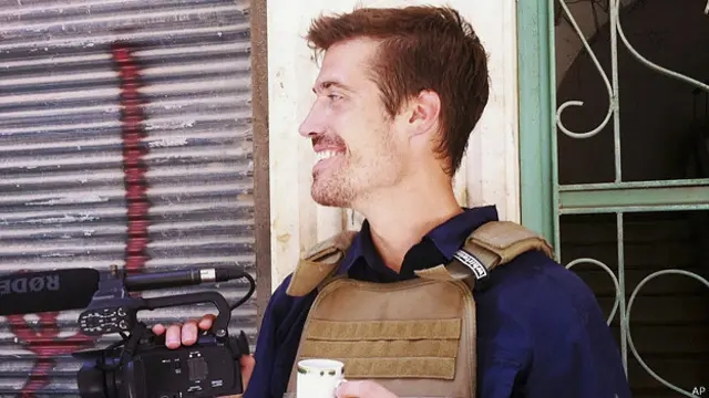 Nhà báo James Foley đã bị bắt cóc khi đang tác nghiệp tại Syria hồi năm 2012