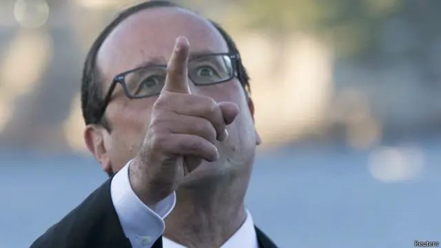 Президент Франции Франсуа Олланд