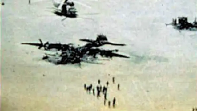 عملیات نظامی آمریکا برای نجات گروگانهای آمریکایی در طبس هم ناکام ماند