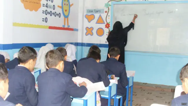 طالبان کے دور میں لڑکیوں کے سکول جانے اور خواتین کی ملازمتوں پر پابندی تھی